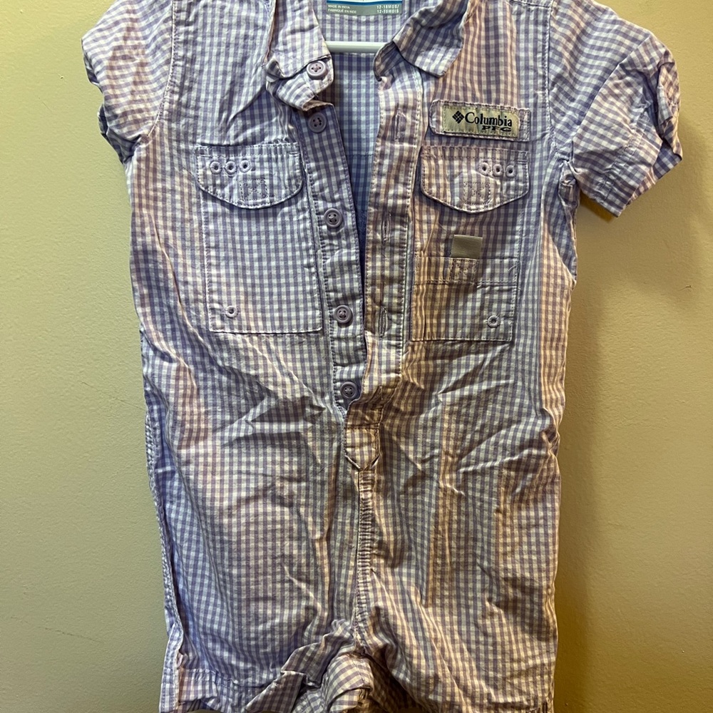 Columbia baby boy romper